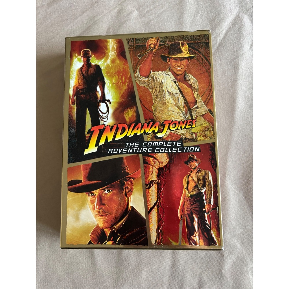 Indiana Jones The Complete Adventure Collection 4Movie DVD Box Set Harrison Ford